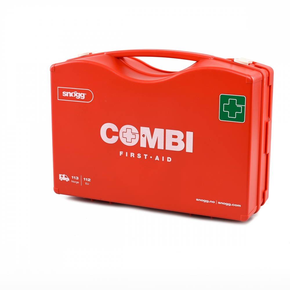 Førstehjelpskoffert inntil 25 pers.
Combi er en utrykningsenhet rikelig forsynt med alt du trenger på skadestedet. 